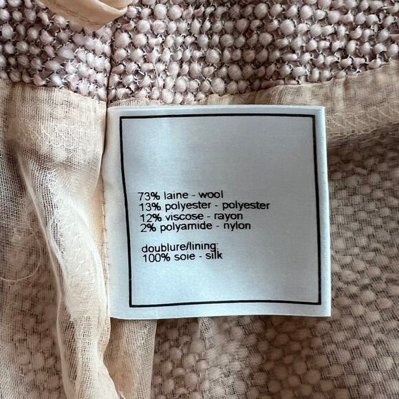 Chanel Pink Tweed Knee-Length WoolcSkirt, M/US6/FR38 - Picture 8 of 16